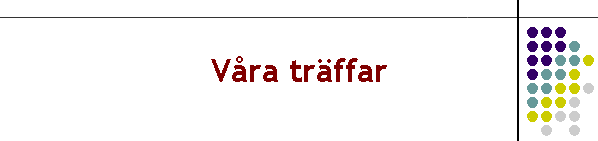 V�ra tr�ffar